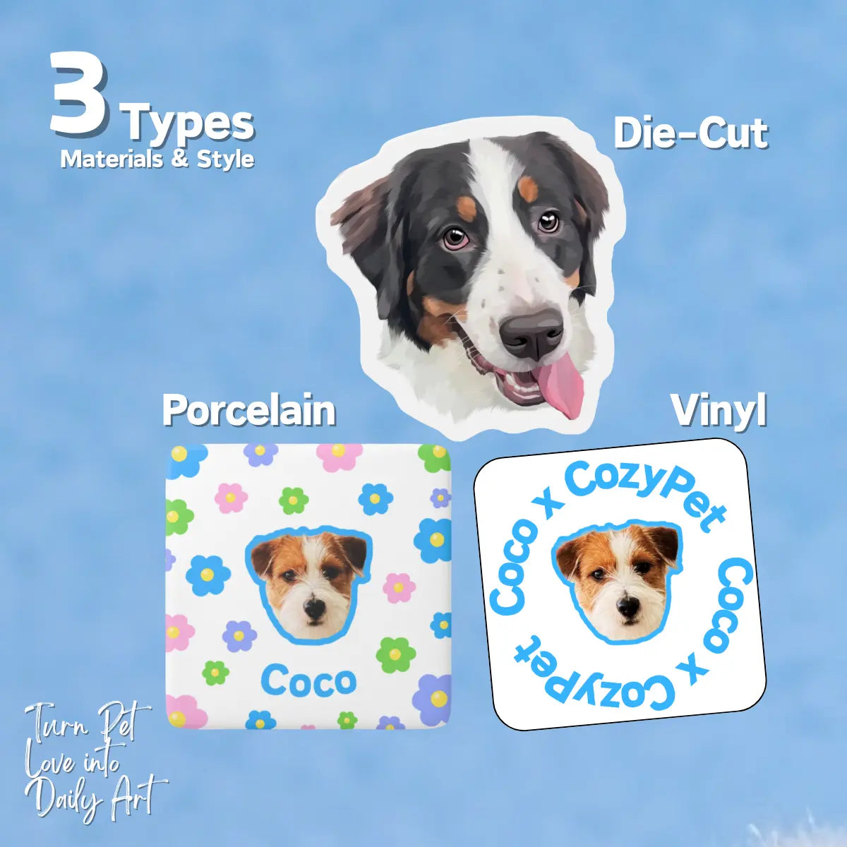 Custom Pet Face Fridge Magnet