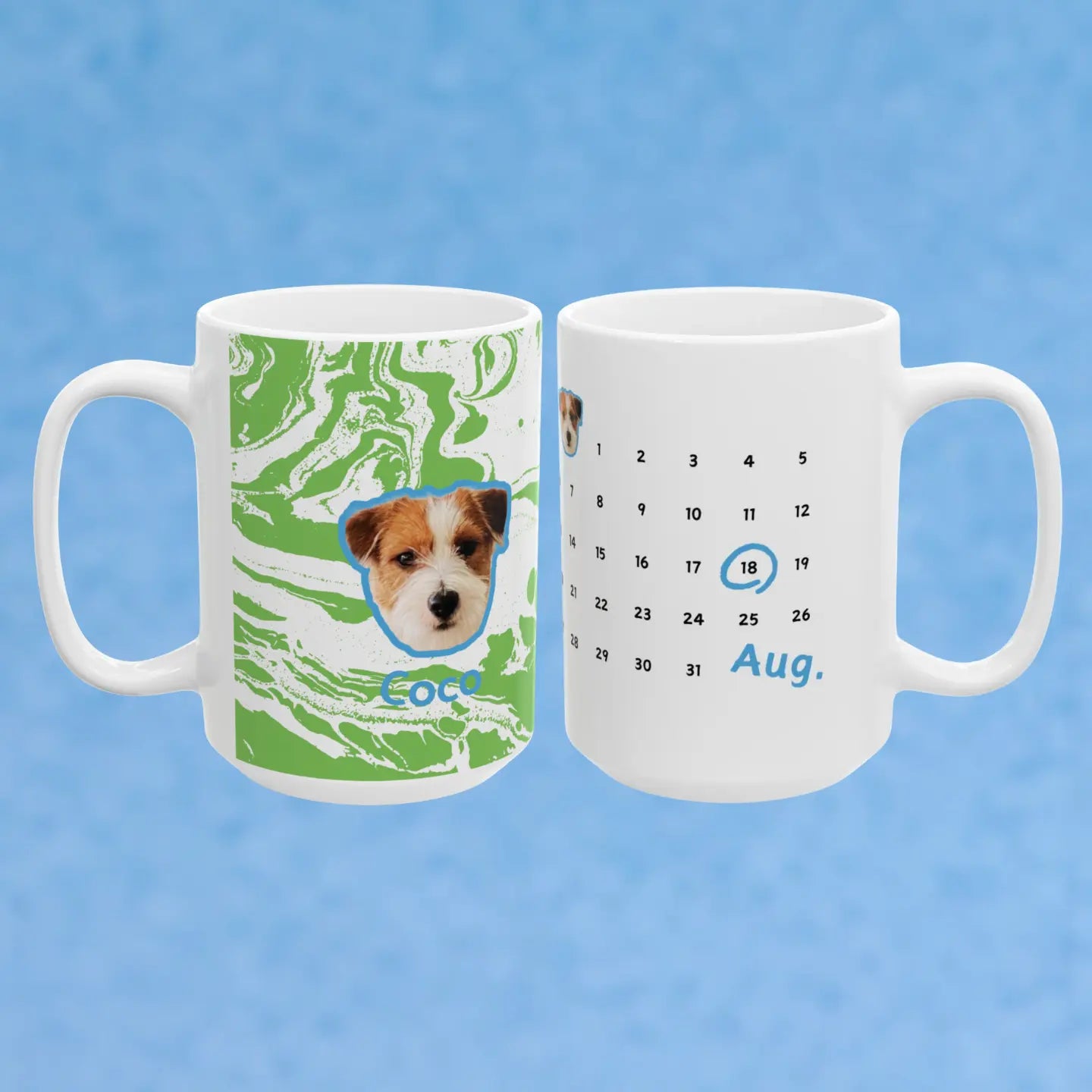 Custom Pet Face Mug Birthday Anniversary