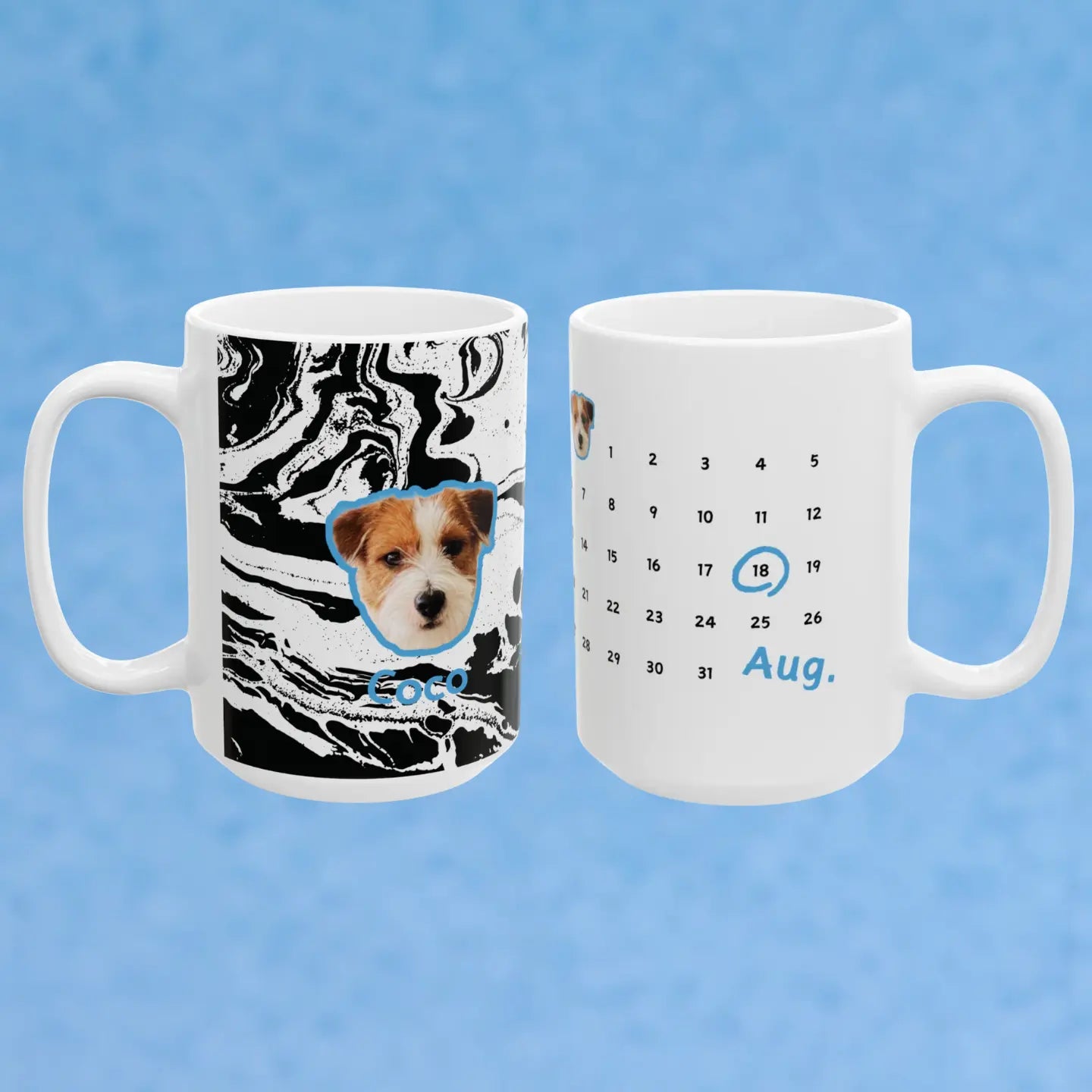 Custom Pet Face Mug Birthday Anniversary