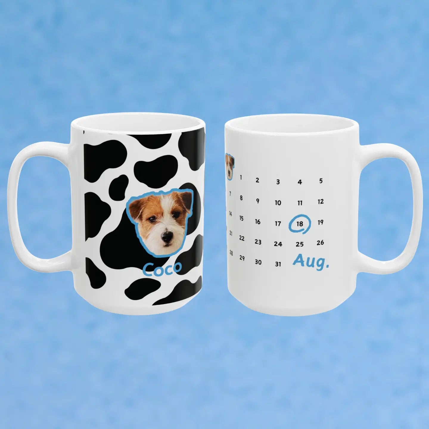 Custom Pet Face Mug Birthday Anniversary