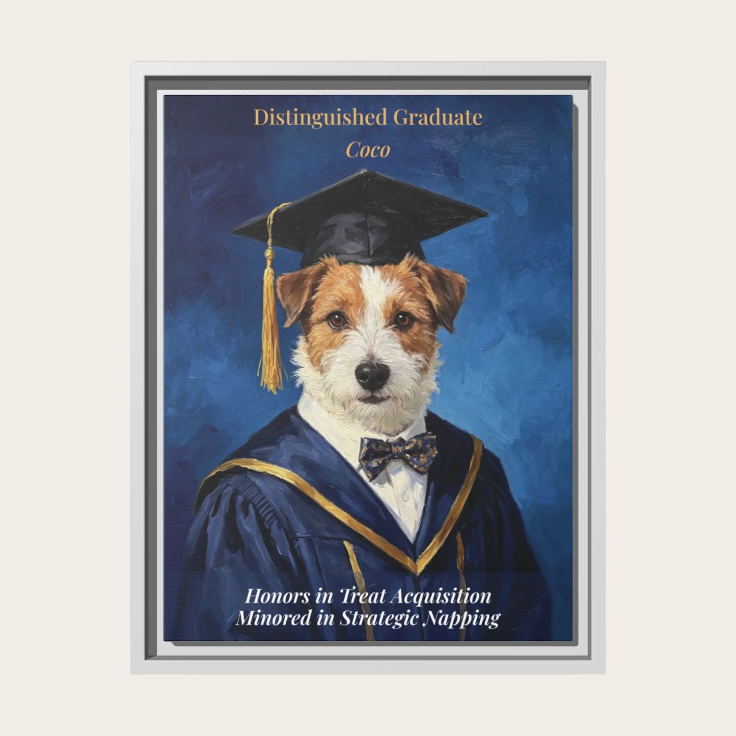 Custom Pet Graduation Portrait