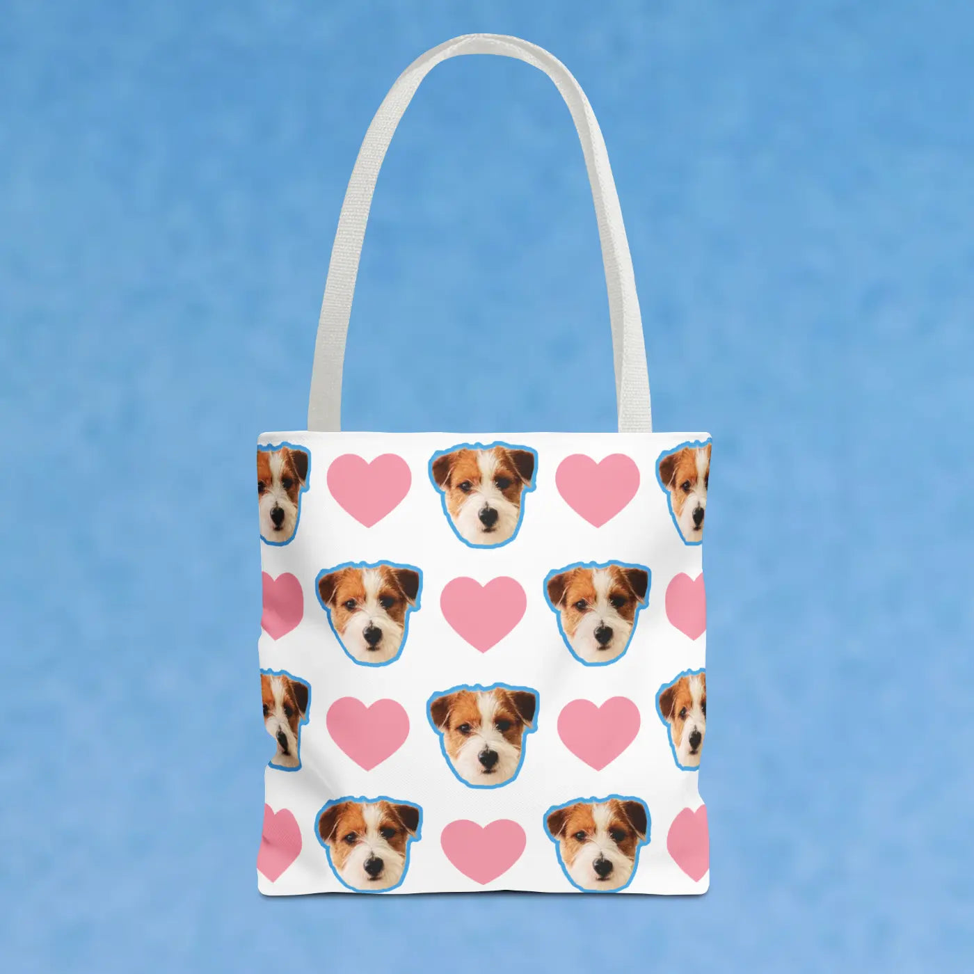 Custom Pet Face Tote Bag