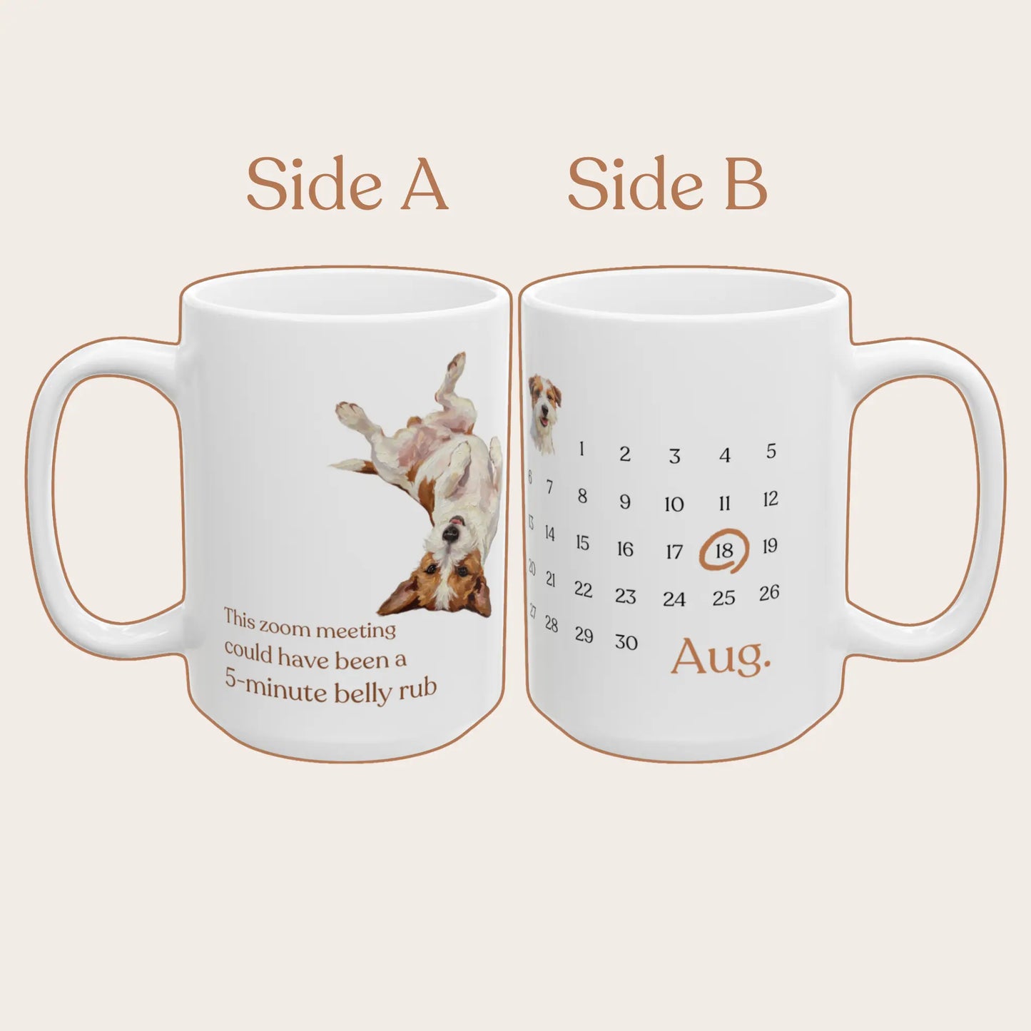 Custom Pet Face Mug Birthday Anniversary Gift 15oz/450ml