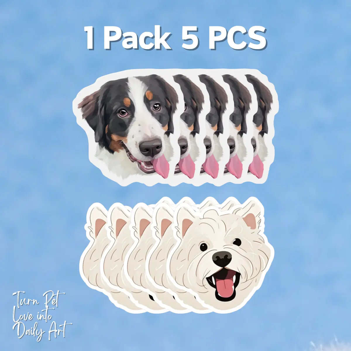 Custom Pet Face Stickers