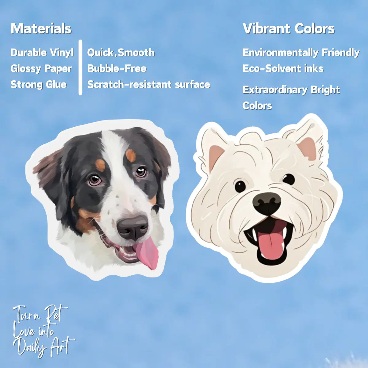 Custom Pet Face Stickers