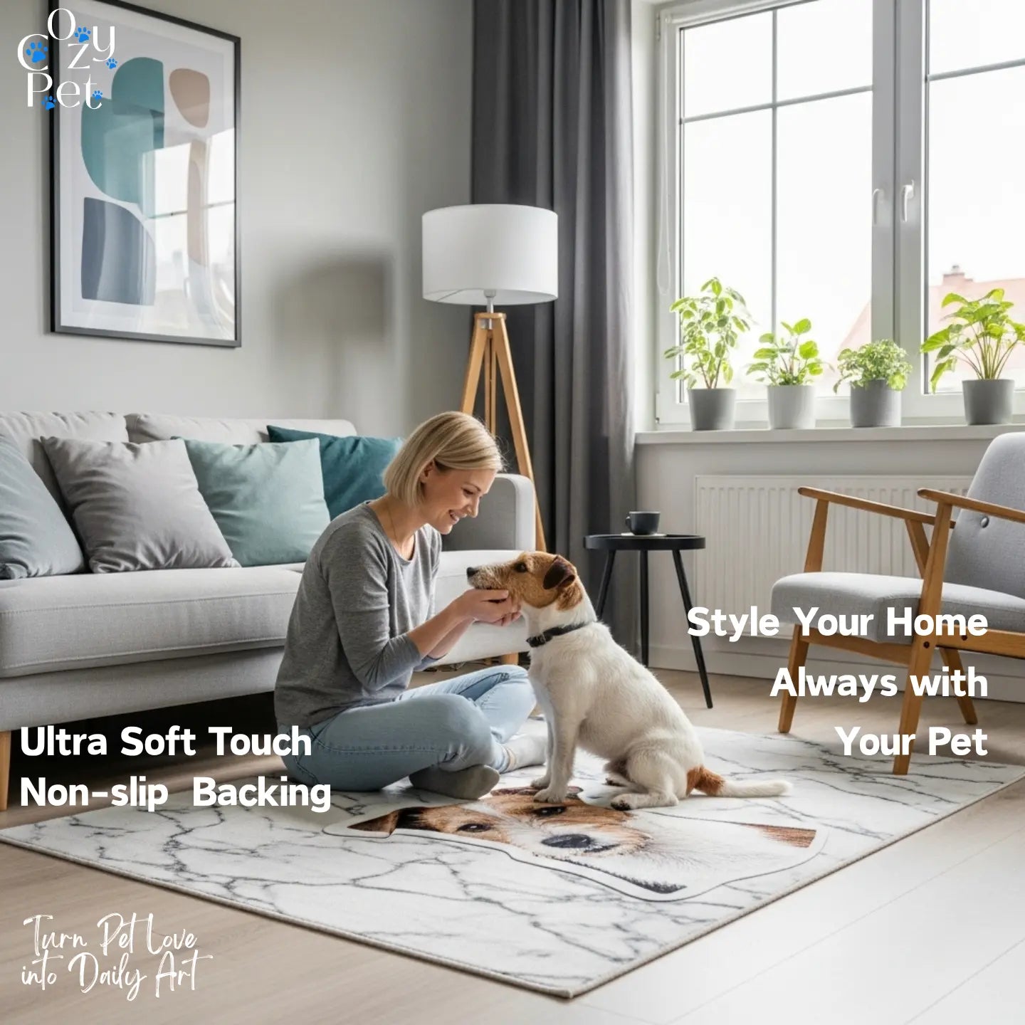 Custom Pet Face carpet