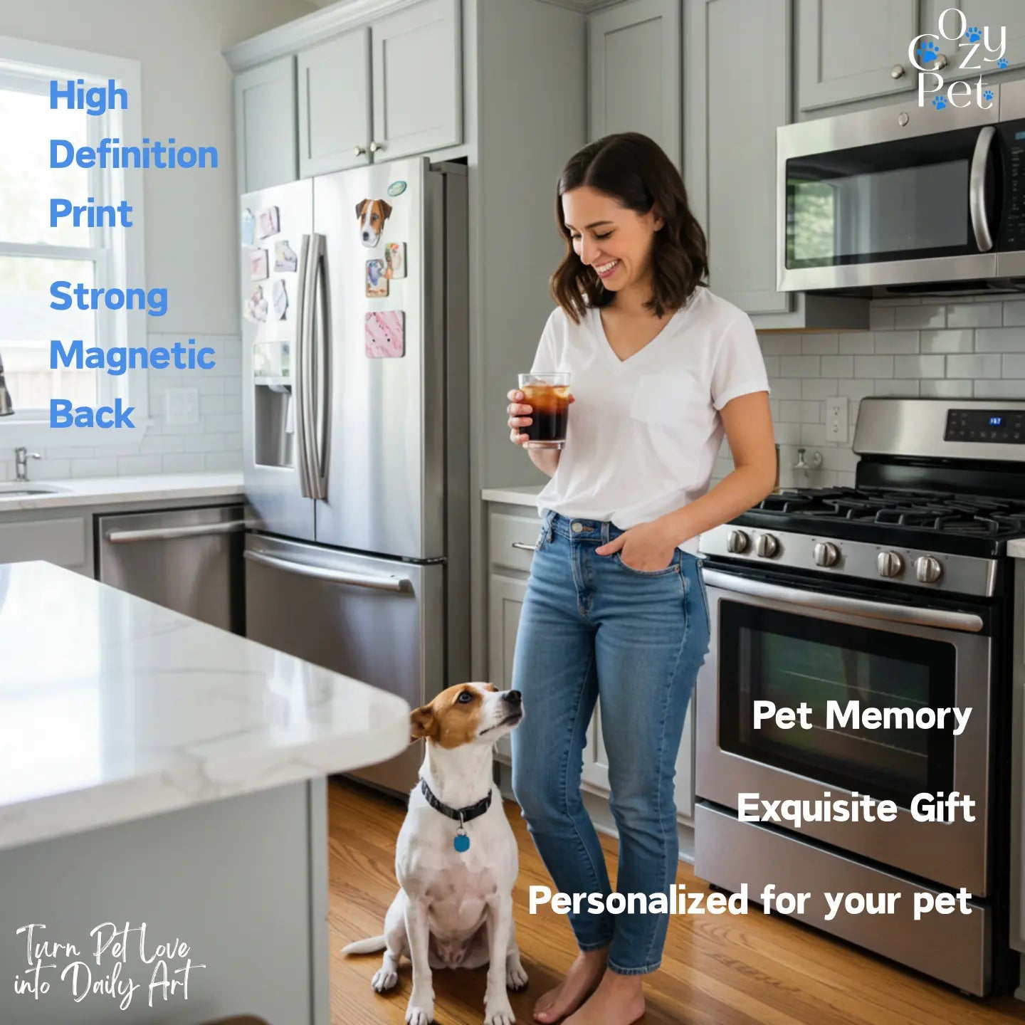 Custom Pet Face Fridge Magnet