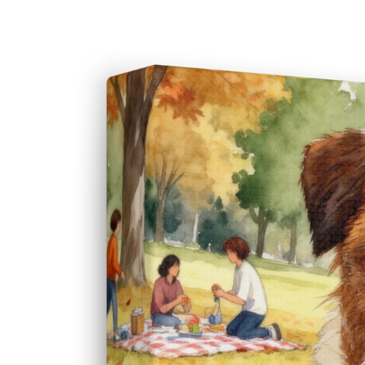 Custom Seasonal Pet Portrait – Spring, Summer, Fall & Winter | Personalized Dog & Cat Art