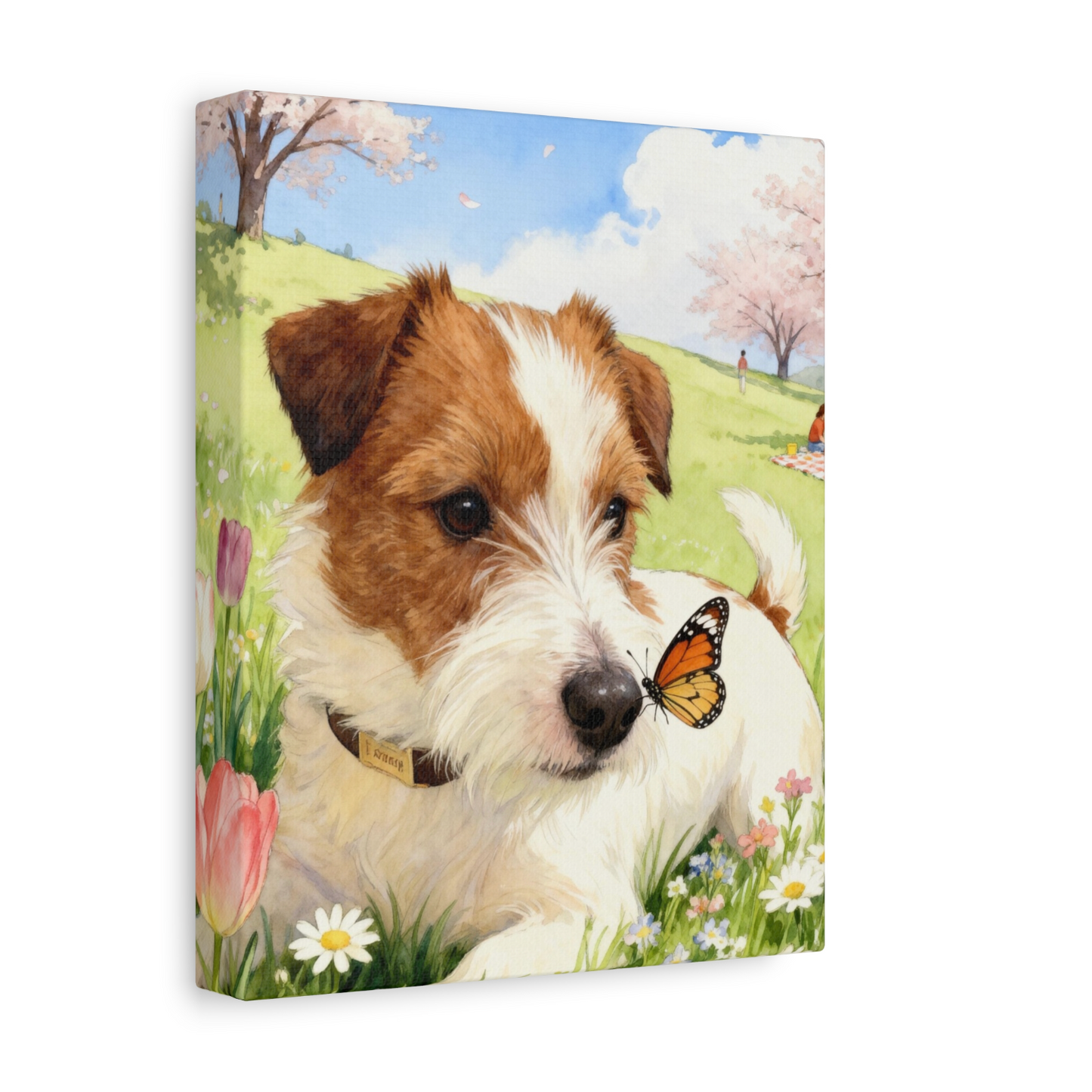 Custom Seasonal Pet Portrait – Spring, Summer, Fall & Winter | Personalized Dog & Cat Art
