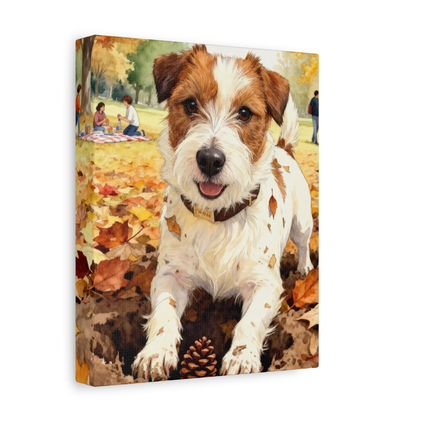 Custom Seasonal Pet Portrait – Spring, Summer, Fall & Winter | Personalized Dog & Cat Art