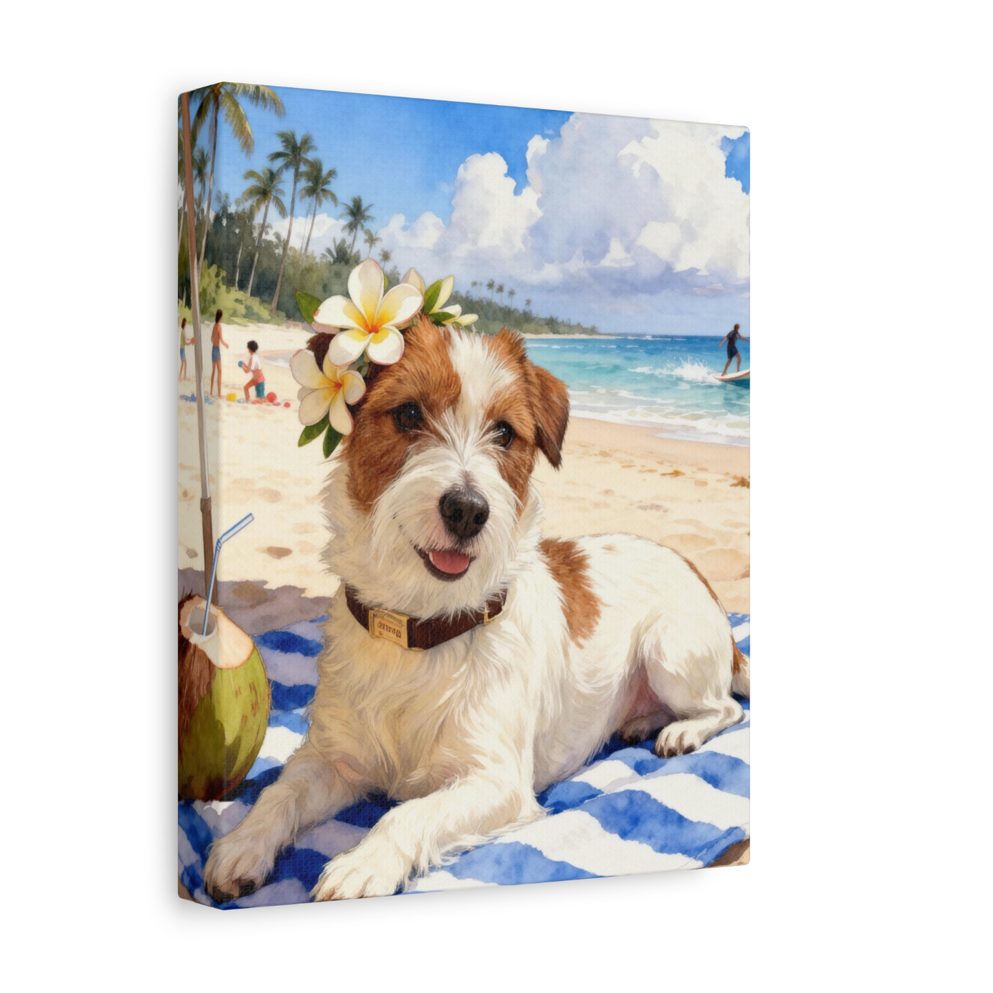 Custom Seasonal Pet Portrait – Spring, Summer, Fall & Winter | Personalized Dog & Cat Art
