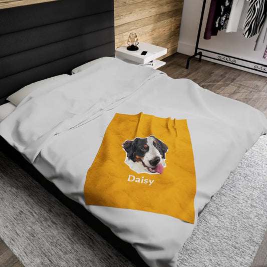 Custom Pet’s Portrait Blanket