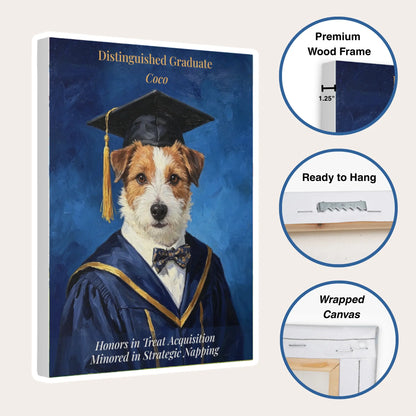 Custom Pet Graduation Portrait