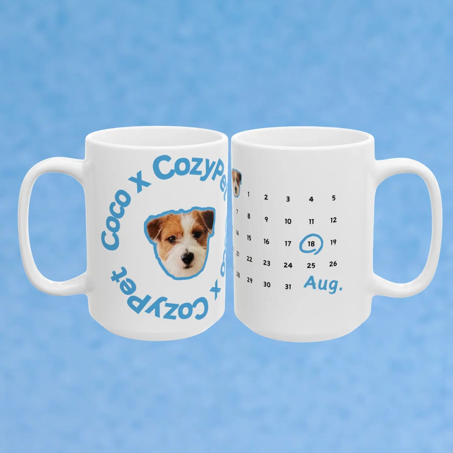Custom Pet Face Mug Birthday Anniversary