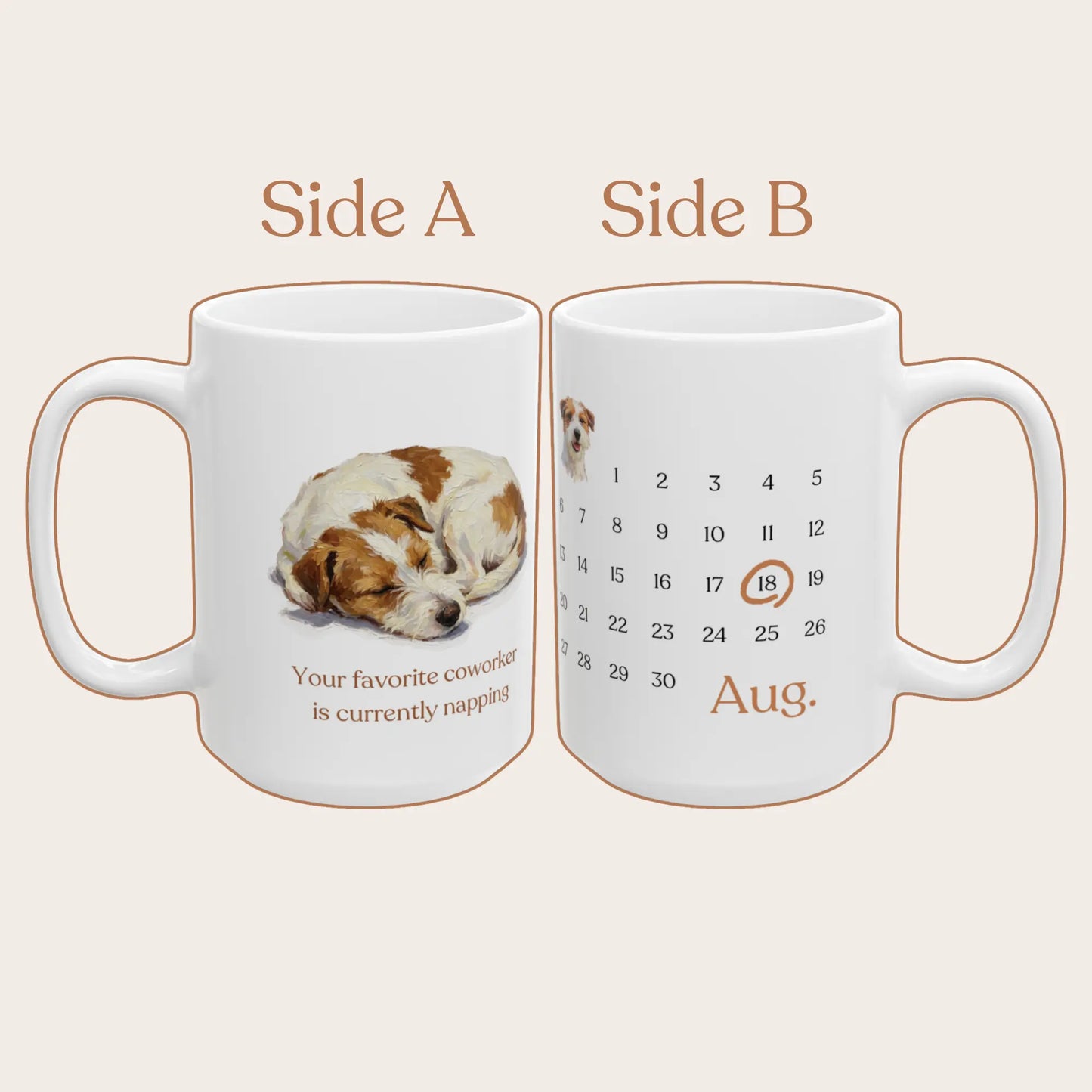 Custom Pet Face Mug Birthday Anniversary Gift 15oz/450ml