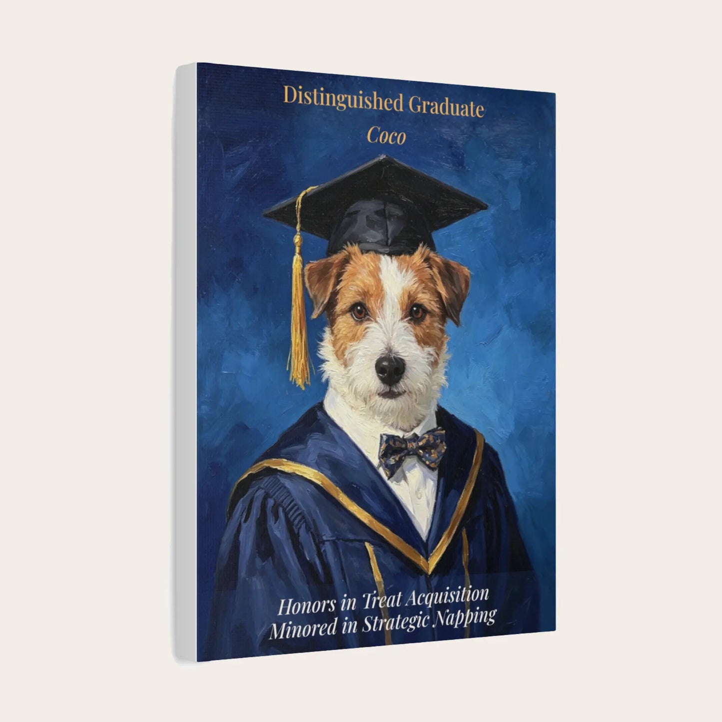 Custom Pet Graduation Portrait