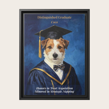 Custom Pet Graduation Portrait