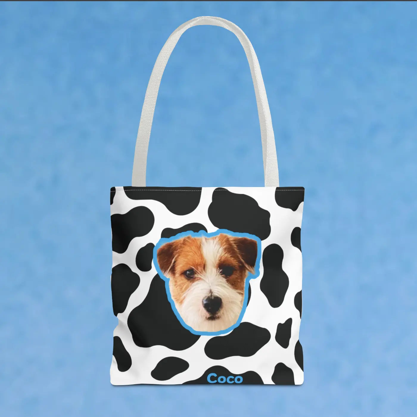 Custom Pet Face Tote Bag