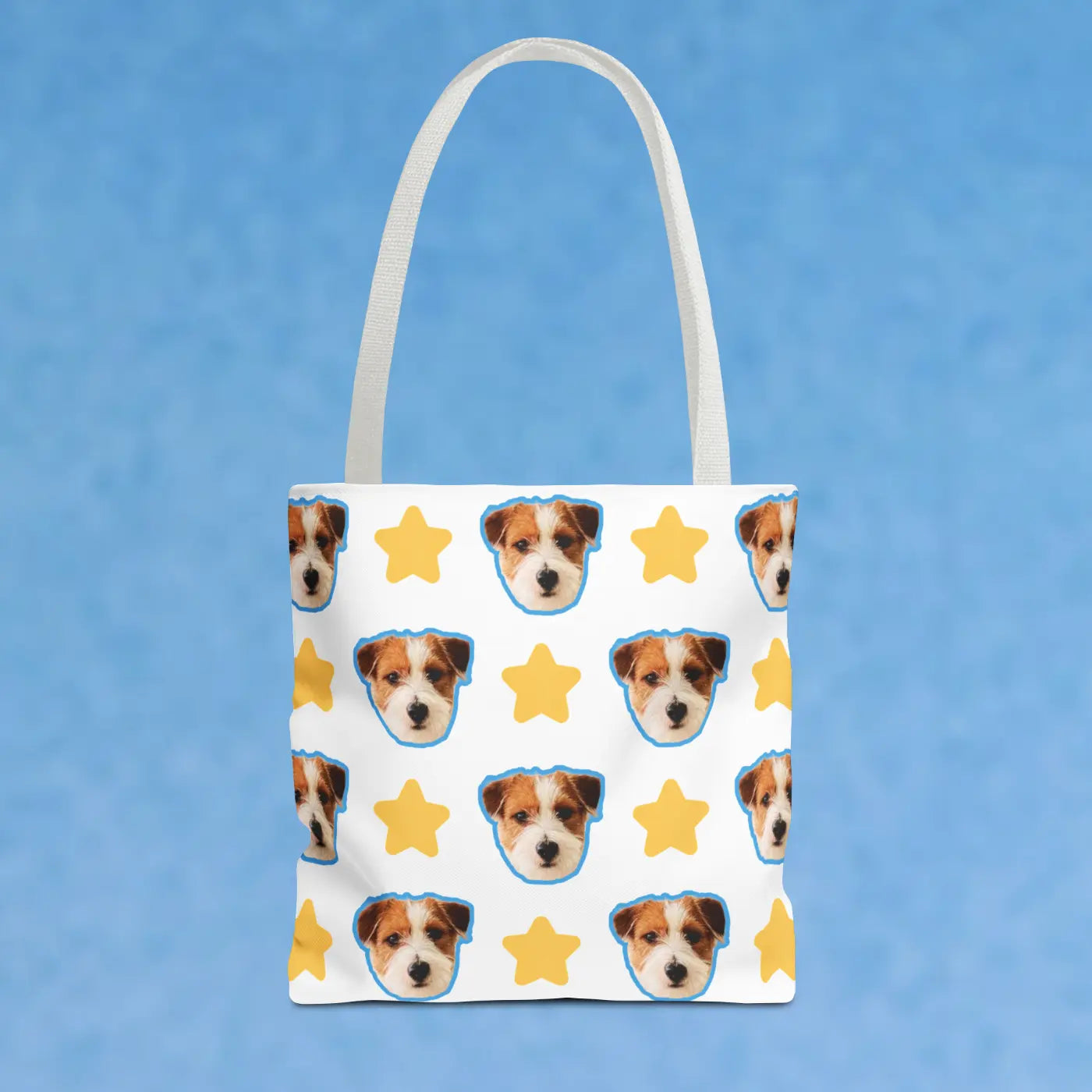 Custom Pet Face Tote Bag
