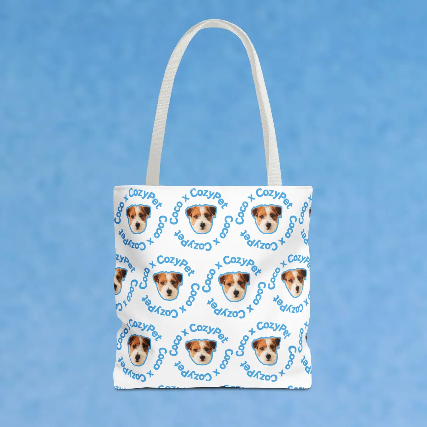 Custom Pet Face Tote Bag