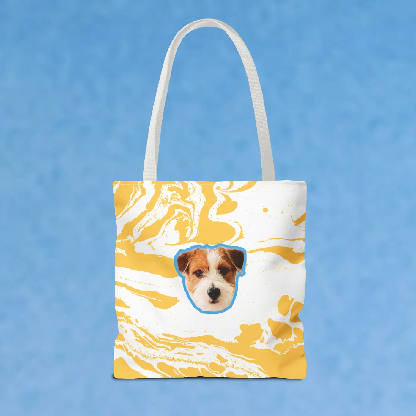 Custom Pet Face Tote Bag