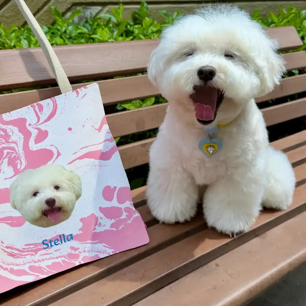 Custom Pet Face Tote Bag