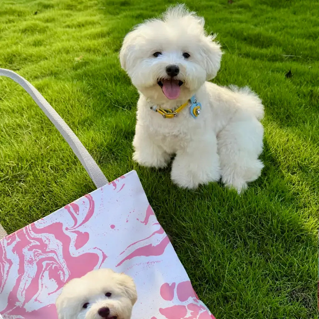 Custom Pet Face Tote Bag