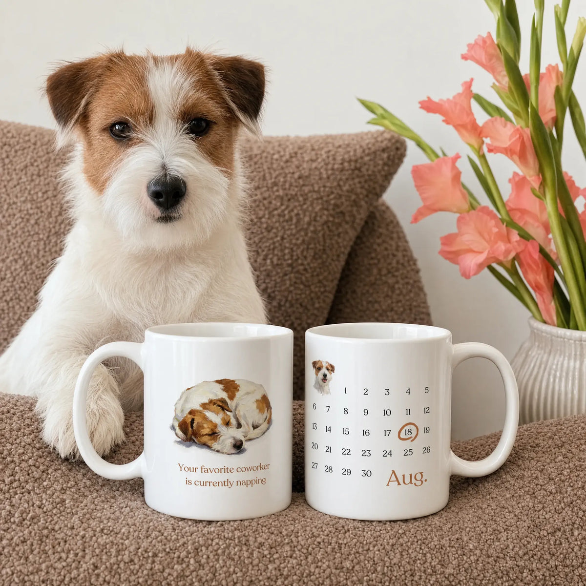Custom Pet Face Mug Birthday Anniversary Gift 15oz/450ml